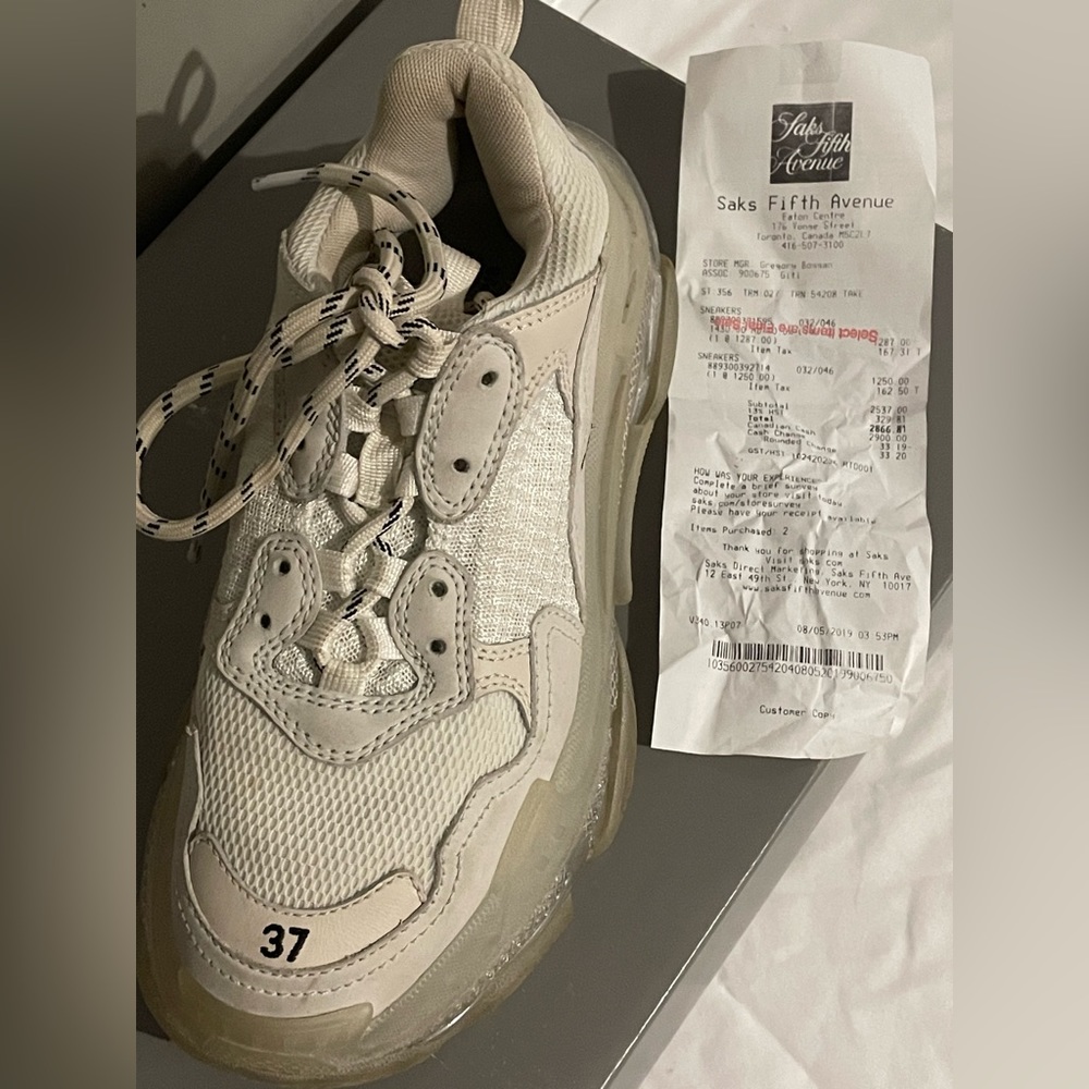 Authentic balenciaga shoes 37
